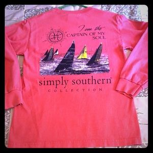 SIMPLY SOUTHERN LADIES TEE **COVER PIC IS BACK **